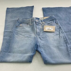 Ag Adriano Goldschmied Light Wash High-Rise Skinny Jeans